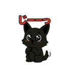 くろイッヌは使いやすい（個別スタンプ：24）