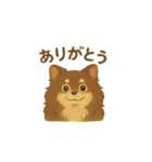 チョコタンチワワの挨拶スタンプ（個別スタンプ：1）