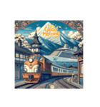 鉄道vs豪華客船（個別スタンプ：4）