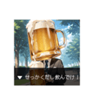 飲物人間（個別スタンプ：7）