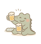 サラリーマンワニ（個別スタンプ：3）