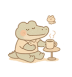 サラリーマンワニ（個別スタンプ：4）