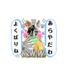 動くうさちゃんリアクションスタンプ（個別スタンプ：7）