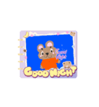 かわいい顔アニマル（個別スタンプ：3）