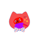 かわいい顔アニマル（個別スタンプ：6）