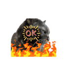 アタチのスタンプ！！黒猫ガルシア！（個別スタンプ：8）