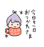 つぶやき女子のひとりごと（個別スタンプ：8）