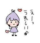 つぶやき女子のひとりごと（個別スタンプ：21）