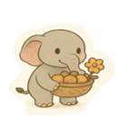 ゾウちゃんの日常（個別スタンプ：4）