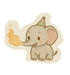 ゾウちゃんの日常（個別スタンプ：7）