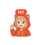 ゆるカワ系アニメスタンプ（個別スタンプ：3）