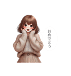 ほんわかツンデレOL彼女の日常会話（個別スタンプ：7）