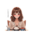 ほんわかツンデレOL彼女の日常会話（個別スタンプ：8）