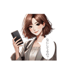 ほんわかツンデレOL彼女の日常会話（個別スタンプ：26）