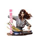 料理しながらDJごっこしてるアラサー美魔女（個別スタンプ：30）