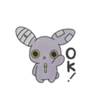 毒々しい病みうさぎさん【1】（個別スタンプ：5）