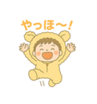 りくとくんのふわふわスタンプ（個別スタンプ：4）