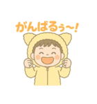 りくとくんのふわふわスタンプ（個別スタンプ：25）
