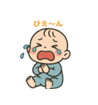 ぷくぷく赤ちゃんのきもち（個別スタンプ：3）
