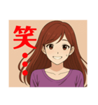 happy girls 2（個別スタンプ：6）