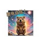 愛らしいクオッカ5（繁体字）（個別スタンプ：21）