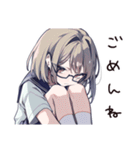 返事に困ったときの微妙リアクション（個別スタンプ：4）