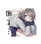 返事に困ったときの微妙リアクション（個別スタンプ：13）