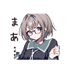 返事に困ったときの微妙リアクション（個別スタンプ：16）