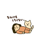 誰でも使える全力でゆるめな…だるみちゃん（個別スタンプ：4）
