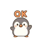 ぽっちゃりペンギンスタンプ（個別スタンプ：1）
