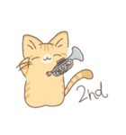 トランペット吹きの猫たち（個別スタンプ：17）