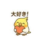 オカメインコのゆるかわスタンプ（個別スタンプ：19）