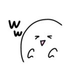 使いやすい ゆるいおばけのふわりん（個別スタンプ：10）