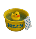 桶とアヒル（個別スタンプ：2）