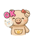 もふもふブタちゃんの日常（個別スタンプ：2）