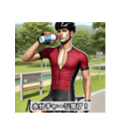 自転車練習男子（個別スタンプ：3）