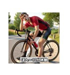 自転車練習男子（個別スタンプ：6）