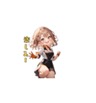 キラキラ☆レースクイーン（個別スタンプ：5）