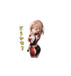キラキラ☆レースクイーン（個別スタンプ：7）