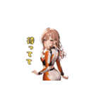 キラキラ☆レースクイーン（個別スタンプ：12）