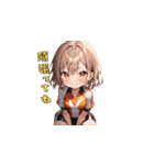 キラキラ☆レースクイーン（個別スタンプ：15）