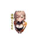 キラキラ☆レースクイーン（個別スタンプ：17）