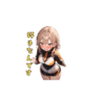 キラキラ☆レースクイーン（個別スタンプ：18）