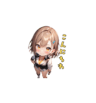 キラキラ☆レースクイーン（個別スタンプ：28）