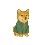 チャイナ服の猫と犬（個別スタンプ：5）
