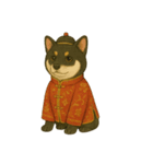 チャイナ服の猫と犬（個別スタンプ：6）