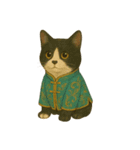 チャイナ服の猫と犬（個別スタンプ：10）
