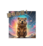愛らしいクオッカ5（簡体字）（個別スタンプ：21）