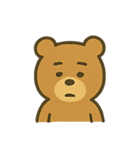 手描きクマちゃん（個別スタンプ：5）
