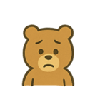 手描きクマちゃん（個別スタンプ：7）